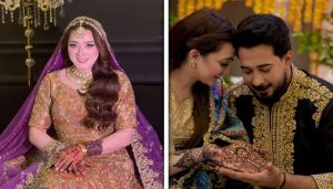 اداکارہ مومنہ اقبال کی مہندی کی دلکش تصاویر وائرل، مداحوں کی بھرپور محبت