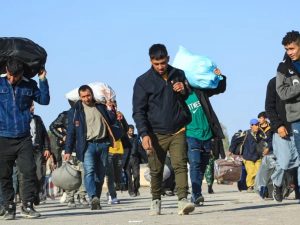 تارکین وطن کو جنگ زدہ وسطی افریقی