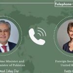 پاکستان اور برطانیہ کا رابطہ، امن اور سفارت کاری پر تعاون جاری رکھنے پر اتفاق