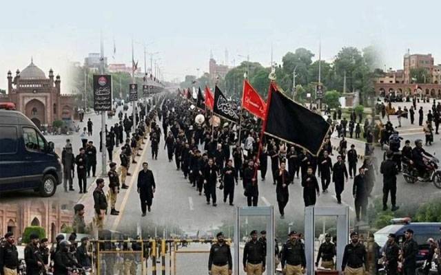 نو محرم پر پنجاب میں سکیورٹی کے سخت انتظامات، ایک لاکھ سے زائد اہلکار تعینات