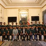 لندن میں قومی ہاکی ٹیم کے اعزاز میں استقبالیہ، کھویا ہوا مقام واپس حاصل کرنے کے عزم کا اظہار