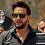 شاہد آفریدی کا شاپور زدران کے انتقال پر اظہارِ افسوس، بھرپور خراجِ عقیدت پیش