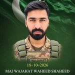 بلوچستان میں سیکیورٹی فورسز کے آپریشنز، 4 دہشت گرد ہلاک، پاک فوج کے میجر وجاہت وحید شہید